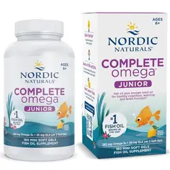 GENERICO - COMPLETE OMEGA JUNIOR NORDIC NATURALS- 180 MINI GELES