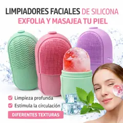 GENERICO - Limpiador Facial de Silicona Recargable de agua Limpieza Profunda y Suave color verde