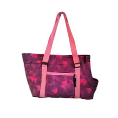 GENERICO - Cartera transportadora mascotas perro gato talla S morado