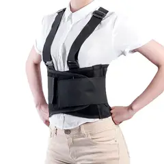 GENERICO - Faja Laboral Pesada con 6 Varillas Talla L