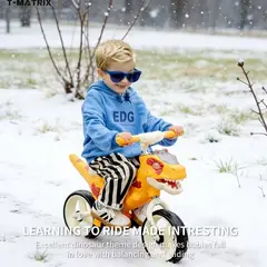 GENERICO - BICICLETA DE EQUILIBRIO T-REX - ANARANJADO