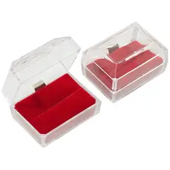 GENERICO - Cajita para Anillos de compromiso joyas y aretes Acrílico
