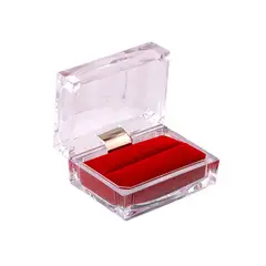 GENERICO - Cajita para Anillos de compromiso Acrílico