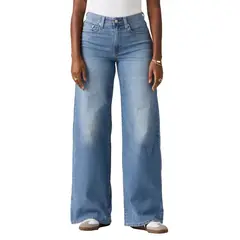 LEVIS - Jeans Mujer 728 Hr Wide Leg Azul