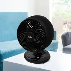SOLE - Ventilador De Mesa Plástico 3 Velocidades 30W Turbomax