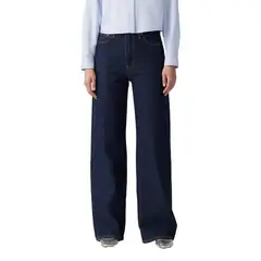 LEVIS - Jeans Mujer Ribcage Wide Leg Azul