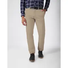 PIEERS - Pantalón Regular Fit Strech Drill Hombre Lohman