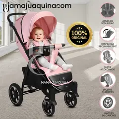 BABY - Coche de Paseo «DINAMO» Colección Especial Pink