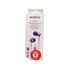 SONY - MDR-EX110AP High-Quality Sound With Microphone - Morado
