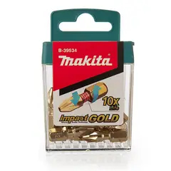MAKITA - Punta B-39534 Pozidriv PZ2 25mm Impact Gold 10 un