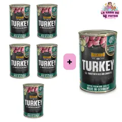 GENERICO - Belcando latas 400gr sabor Pavo PACK 5+1
