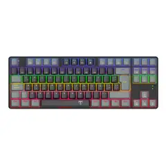 T DAGGER - T-Dagger - Teclado Bora Lite TGK313BG TKL Rainbow Spa BlackGrey