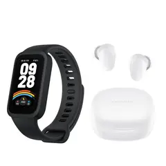 XIAOMI - Pulsera inteligente Smartband 9 Active + Redmi Buds 6 Play Blanco