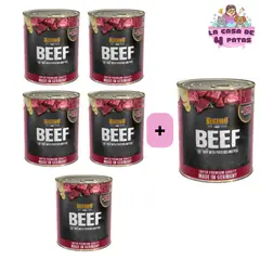 GENERICO - Belcando latas 800gr sabor Ternera PACK 5+1