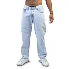 DM DEXMEN - Pantalón Dexmen Jean Bagui Celeste