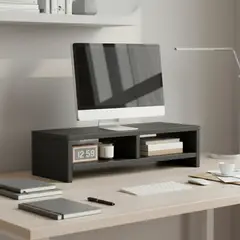 GENERICO - Base Soporte para Monitor Zoe Negro Coricha Home