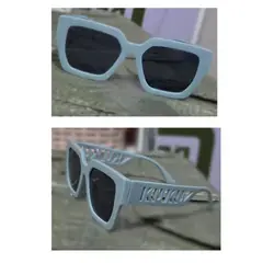 GENERICO - GAFAS DE SOL ESTILO VINTAGE NIÑA - CELESTE AZUL
