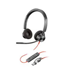 POLY - AUDIFONO BLACKWIRE 3320 STEREO USB-C