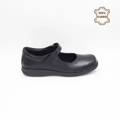 FAR WEST - Zapatos Escolares - Colegio Niña Andrea Cuero Negro