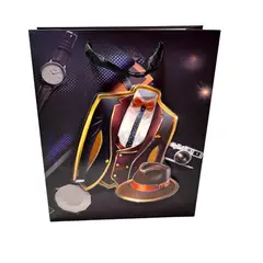 GENERICO - Set de 3 Bolsas de regalo con efecto relieve 32cm x 17cm x 10cm - Negro