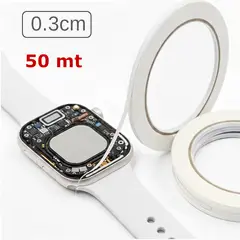 GENERICO - Cinta Doble Cara Contacto Celulares Laptops Tablets Reparación 3mm x 50mts