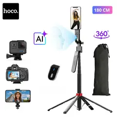 HOCO - Tripode Selfie Stick 180CM con Seguimiento Facial Inteligente 360°