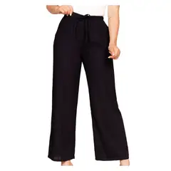 GENERICO - Pantalón Lino Elasticado Laurelie Mujer
