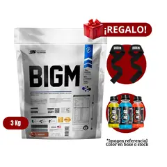 UNIVERSE NUTRITION - Proteína BIGM 3Kg Chocolate+Straps + XB