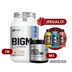 UNIVERSE NUTRITION - Proteína BIGM 2Kg Cookies+Universe Nutrition 150g+XB