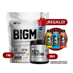 UNIVERSE NUTRITION - Proteína BIGM 3Kg Vainilla+Universe Nutrition 150g+XB