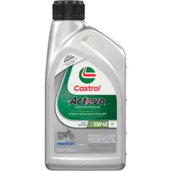 CASTROL - Aceite de Motor Motocicleta Actevo Stop-Start 4T 10W-40 1QT
