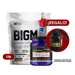 Universe Nutrition - Proteína BIGM 5Kg Vainilla+Ultimate Nutrition 1 Kg+Portaproteína