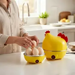 GENERICO - Hervidor De Huevos Eléctrico En Forma De Gallina De 350 W