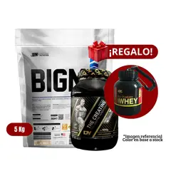 UNIVERSE NUTRITION - Proteína BIGM 5Kg Vainilla+Dorian Yates 1 Kg+Portaproteína