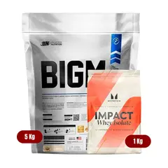 UNIVERSE NUTRITION - Proteína BIGM 5Kg Cookies+MyProtein 1 Kg