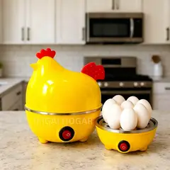 GENERICO - Hervidor De Huevos Eléctrico Automático Disño Gallina De 350 W