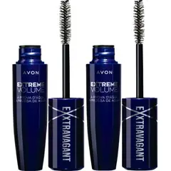 AVON - Pack x2 Mascara para Pestañas a Prueba de Agua Extravagant