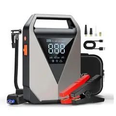 OEM - Arrancador De Batería De Auto Portátil Con Inflador