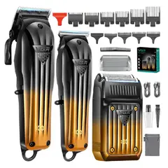 GENERICO - CORTADORA PELO TRIMMER SHAVER SET X3 PROFESIONAL VGR V-644