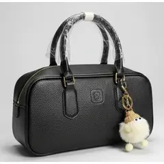 GENERICO - CARTERA DE MANO MORRAL TIPO BAUL CON LLAVERO UB