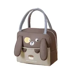 TIOZONEY - Bolsa térmica de lonchera - Marrón