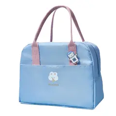 TIOZONEY - Bolsa térmica de lonchera - Azul