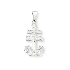 SANTORAL - Dije Cruz de Caravaca - Plata