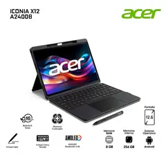 ACER - Tablet Iconia X12-11 126 WQXGA OLED 8GB RAM 256GB Almacenamiento A24008