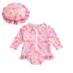 GENERICO - Traje de Baño con Estampado Floral