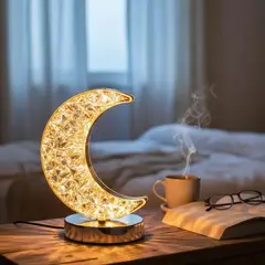 GENERICO - LÁMPARA TOUCH ELEGANTE LUNA CRISTAL PACKX3