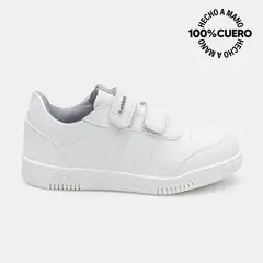 RABBIT - Zapatilla Escolar Casual ANDREI-2604 Blanco Cuero