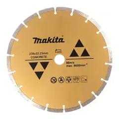 MAKITA - Disco Diamantado Segmentado D-44292 9 Corte Liso