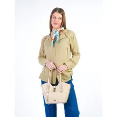 MICHELLE BELAU - SUNNY - BLUSA MANGA LARGA CON ESCOTE REDONDO