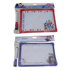 MICKEY MOUSE - Packx2 Pizarra Blanca para niños de Dibujos Animados - Multicolor - Talla única
